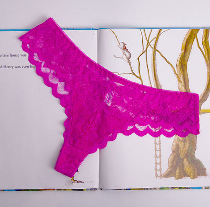 Low Rise Translucent Women's Love Net G-string Trousers