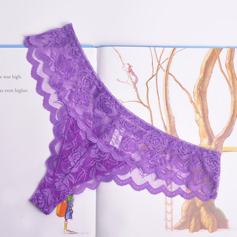 Low Rise Translucent Women's Love Net G-string Trousers