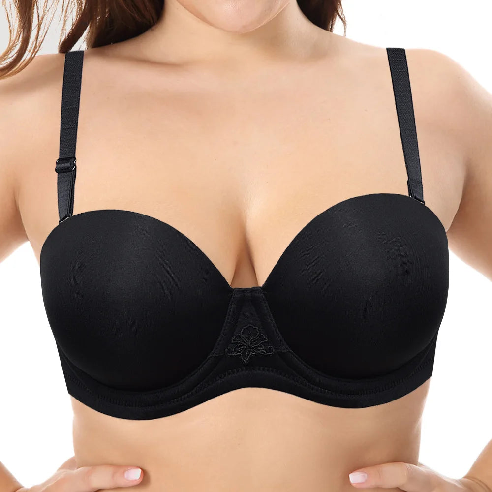 New Bras For Women Sexy Everyday Plus Size Multiway Anti-slip Unpadded Minimizer Bra 32 34 36 38 40 42 44 B C D E F G H