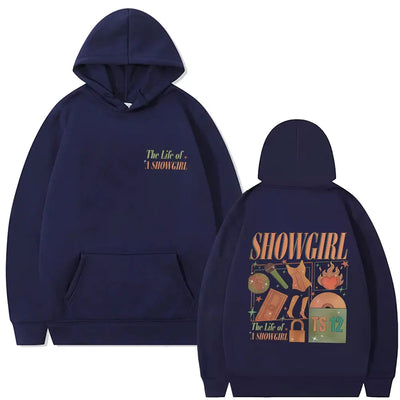 The Life of A Showgirl Hoodie Men Women Hip Hop Fashion Oversized Streetwear Man Casual Fleece Cotton Pullover Hoodies Fans Gift