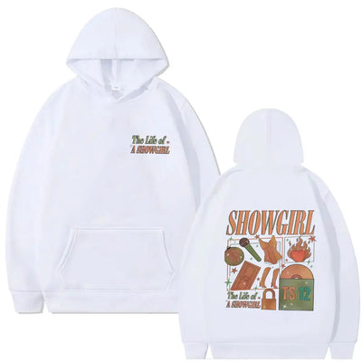 The Life of A Showgirl Hoodie Men Women Hip Hop Fashion Oversized Streetwear Man Casual Fleece Cotton Pullover Hoodies Fans Gift