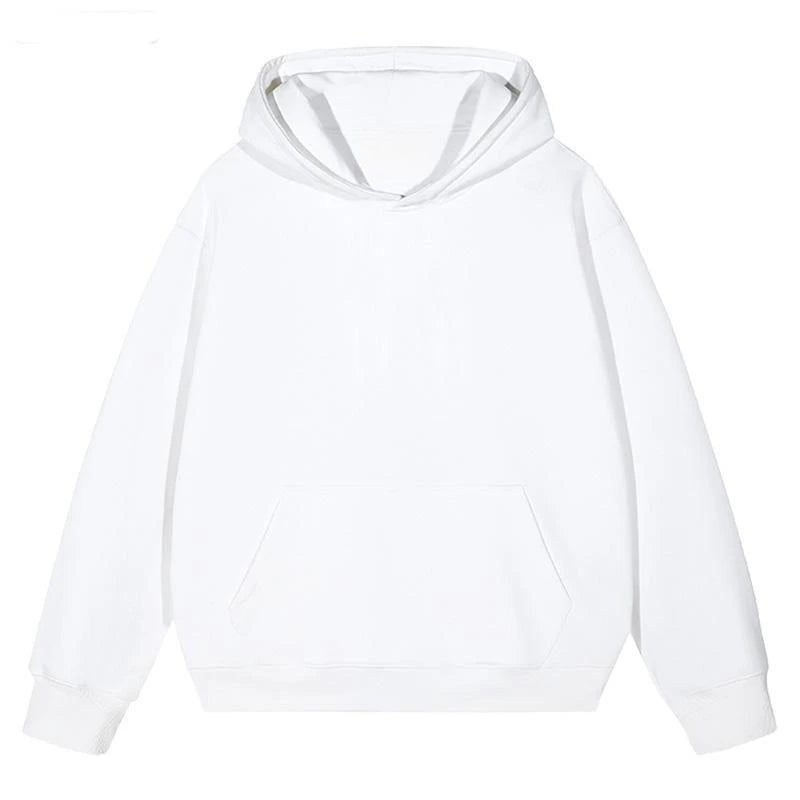 Hooded hoodie for men and women couple's outfit 2025 Spring and Autumn new style casual, solid color versatile