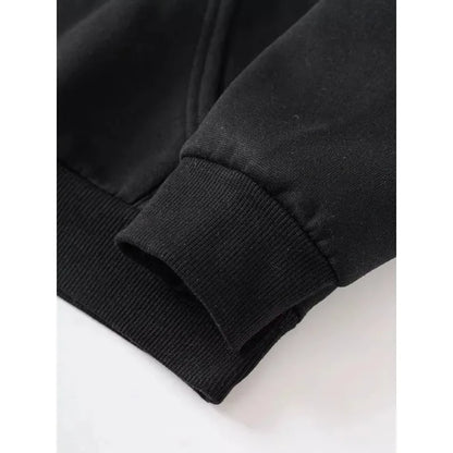 Hooded hoodie for men and women couple's outfit 2025 Spring and Autumn new style casual, solid color versatile