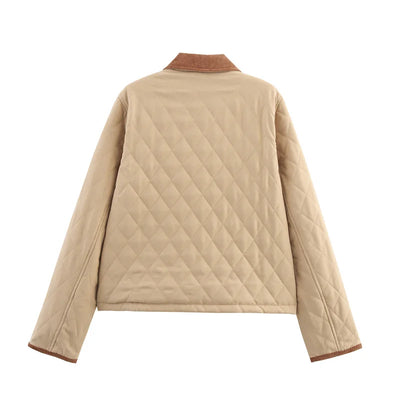 Women's Jacket New Fall 2025 Long-sleeved cComfortable and Versatile Cotton Jacket Casual Fashion Simple and Versatile