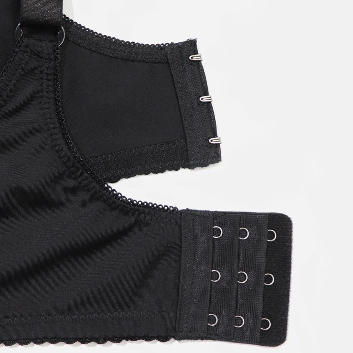 Beauwear Underwire Bra for Big Breasts by THONGSFORALL, unlined black bra, perfect for plus-size comfort and support.