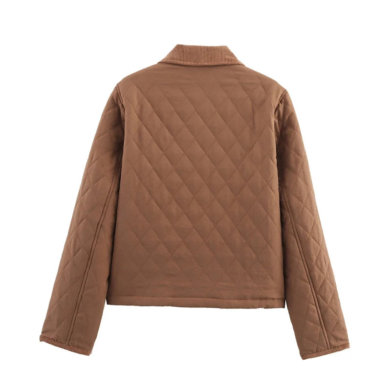 Women's Jacket New Fall 2025 Long-sleeved cComfortable and Versatile Cotton Jacket Casual Fashion Simple and Versatile