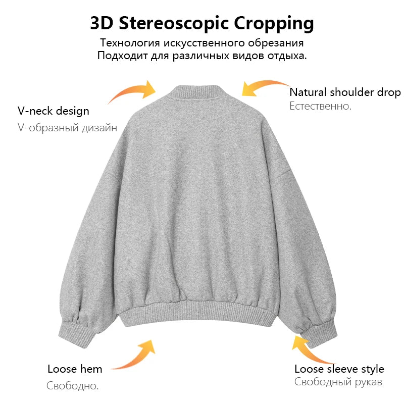 Women's Jacket 2025 New Fashion Autumn and Winter Casual Pilot Jacket for Women Loose Chic Ladies Coat