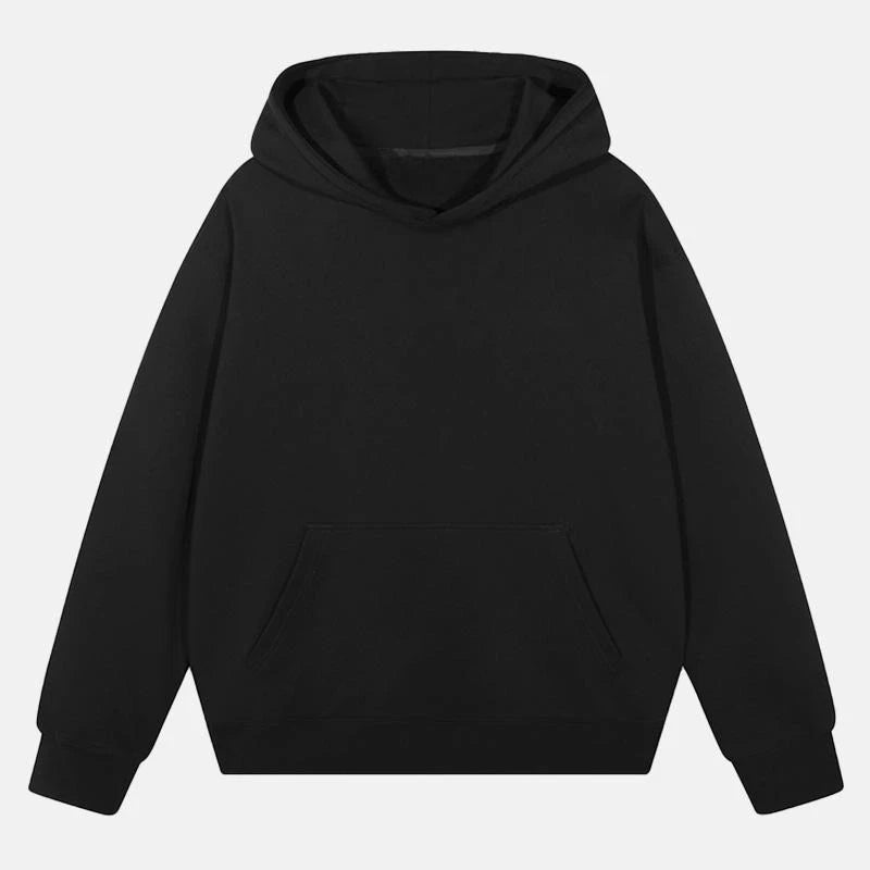 Hooded hoodie for men and women couple's outfit 2025 Spring and Autumn new style casual, solid color versatile