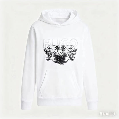 Hooded hoodie for women, popular online style, high-quality lazy fashion, autumn and winter clothing, pocket hooded hoodie, autu