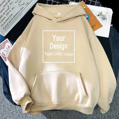 Women Custom Hoodie Customize Logo Personalized Hoodie student casual Customized Print Text DIY Hoodie Drop Shipping Sweatshirts