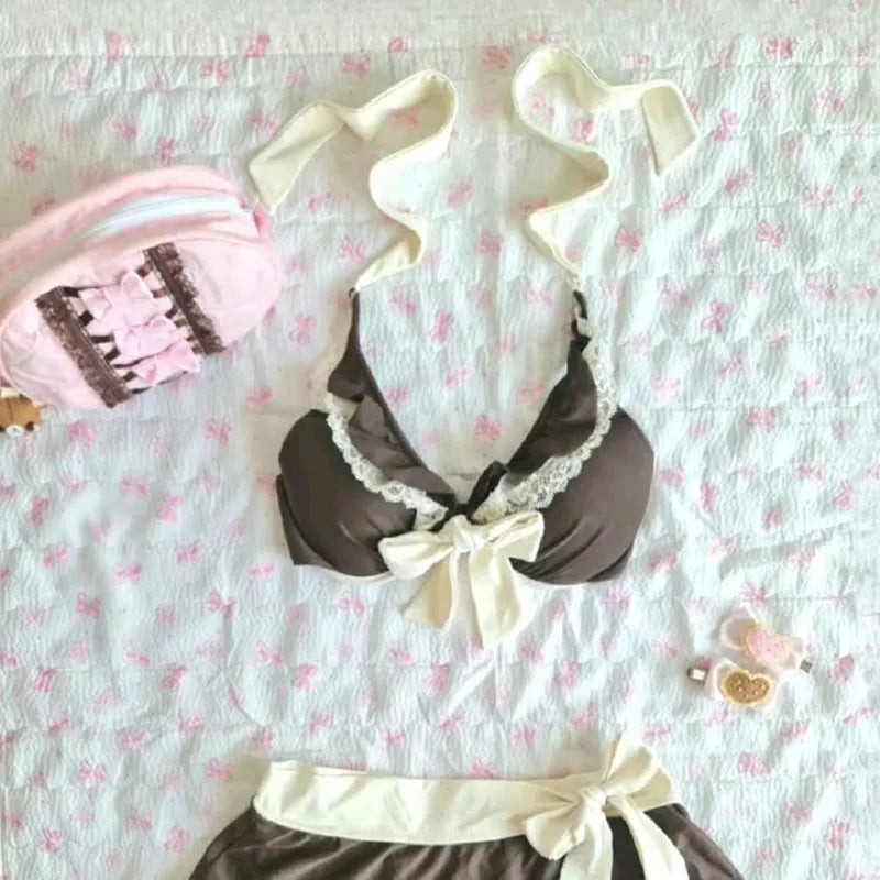 Aesthetic Crop Top Women Clothes Kawaii Cute Lace Slim Harajuku Flower Sweet Girl Corset Tops 2025 Sexy Y2k Tank Punk Clothing