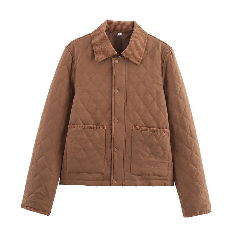 Women's Jacket New Fall 2025 Long-sleeved cComfortable and Versatile Cotton Jacket Casual Fashion Simple and Versatile