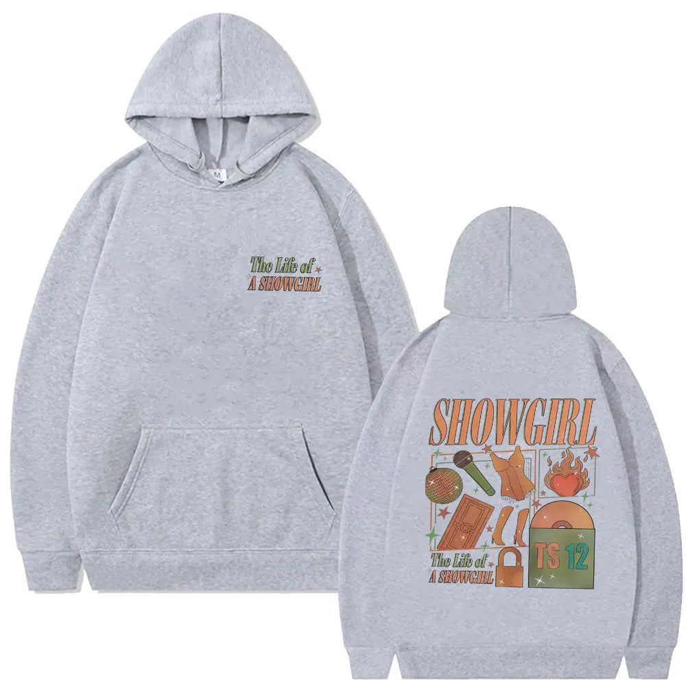 The Life of A Showgirl Hoodie Men Women Hip Hop Fashion Oversized Streetwear Man Casual Fleece Cotton Pullover Hoodies Fans Gift