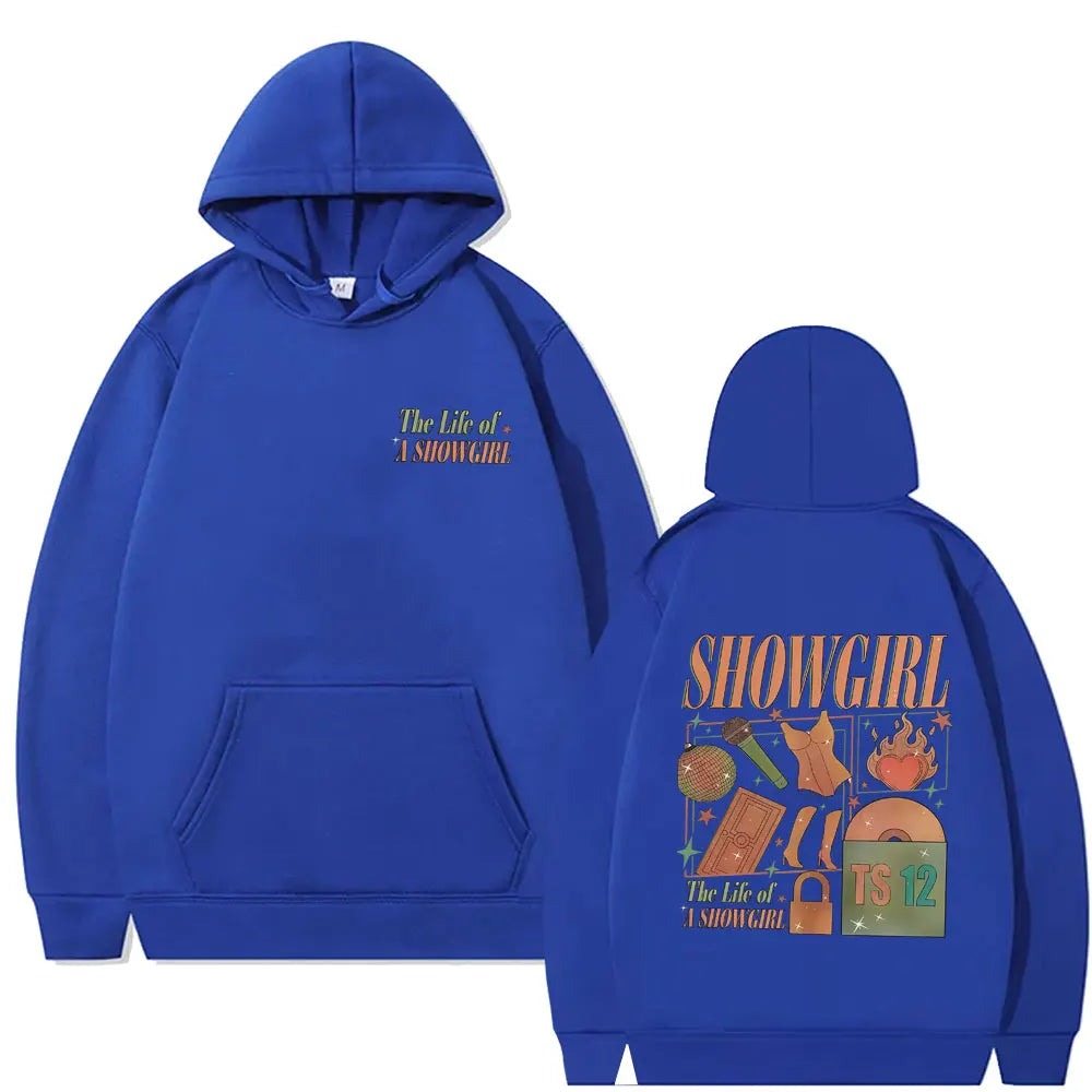 The Life of A Showgirl Hoodie Men Women Hip Hop Fashion Oversized Streetwear Man Casual Fleece Cotton Pullover Hoodies Fans Gift