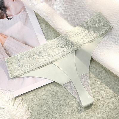 Women's Medium Low Rise Lace G-string Pants
